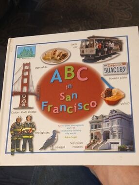 ABC in San Francisco Children's Book - Colorful , Each Letter Has a Picture